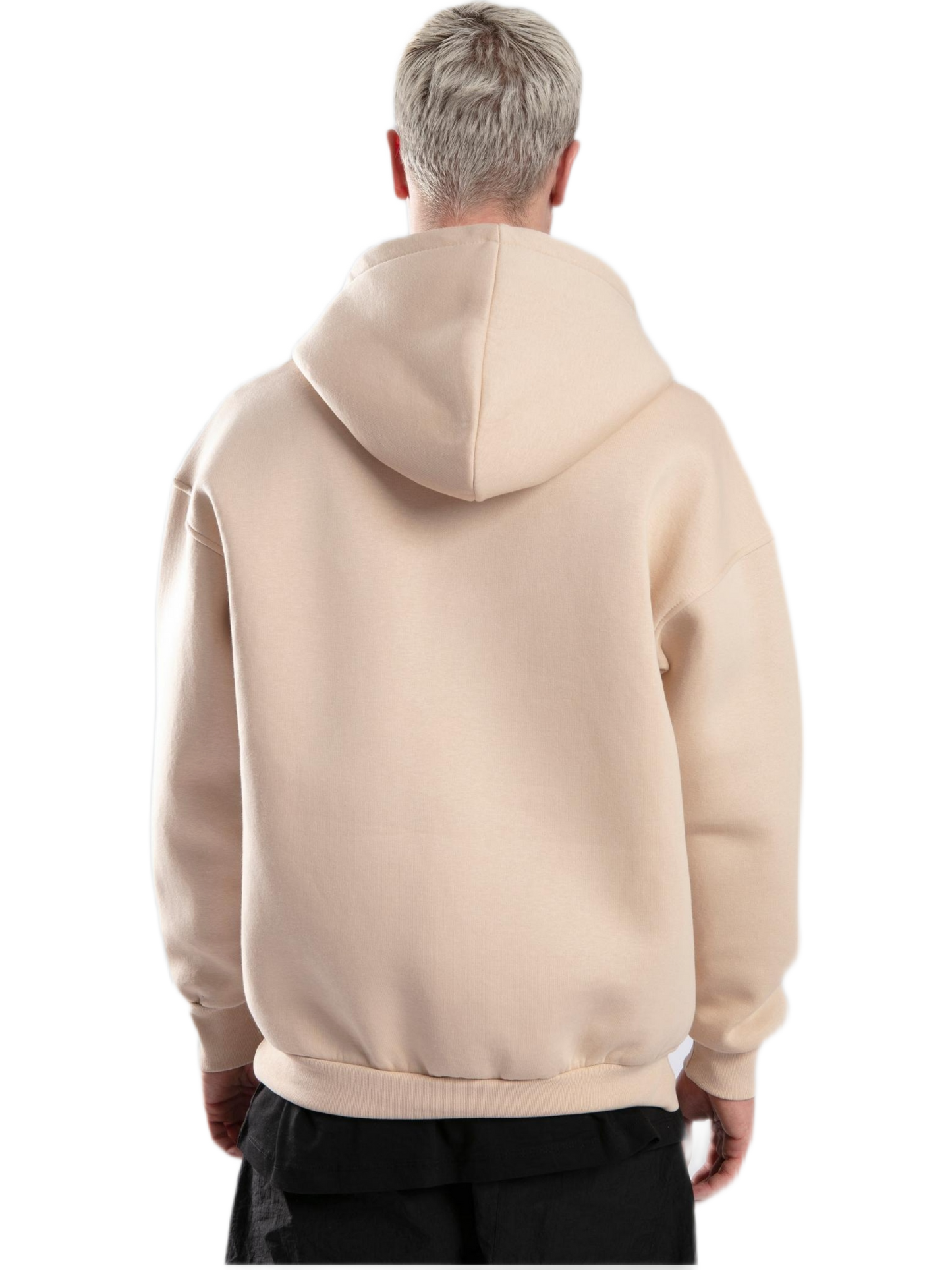 Hoodie - Be Positive - Beige