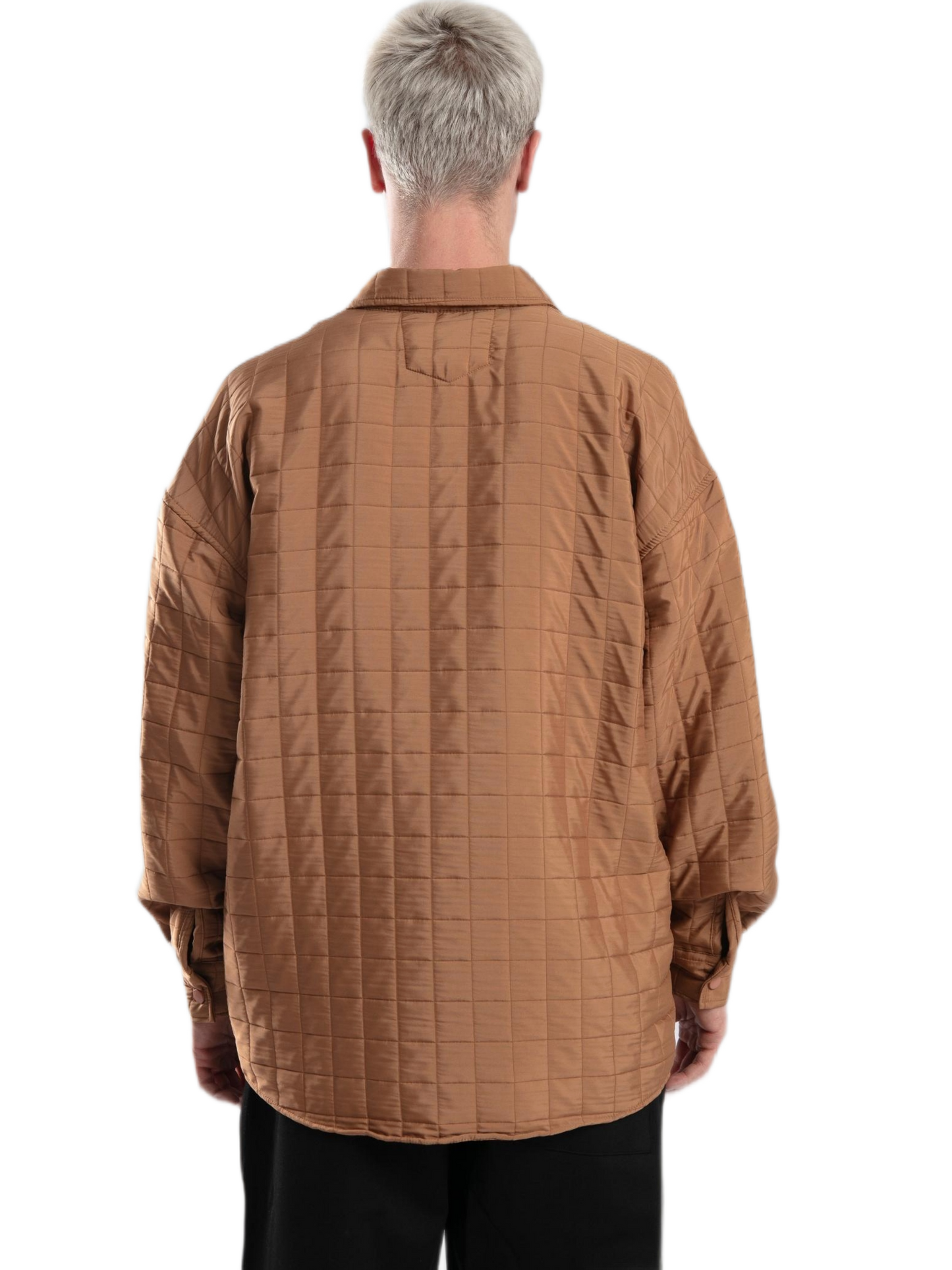 Overshirt - Squared - Brown
