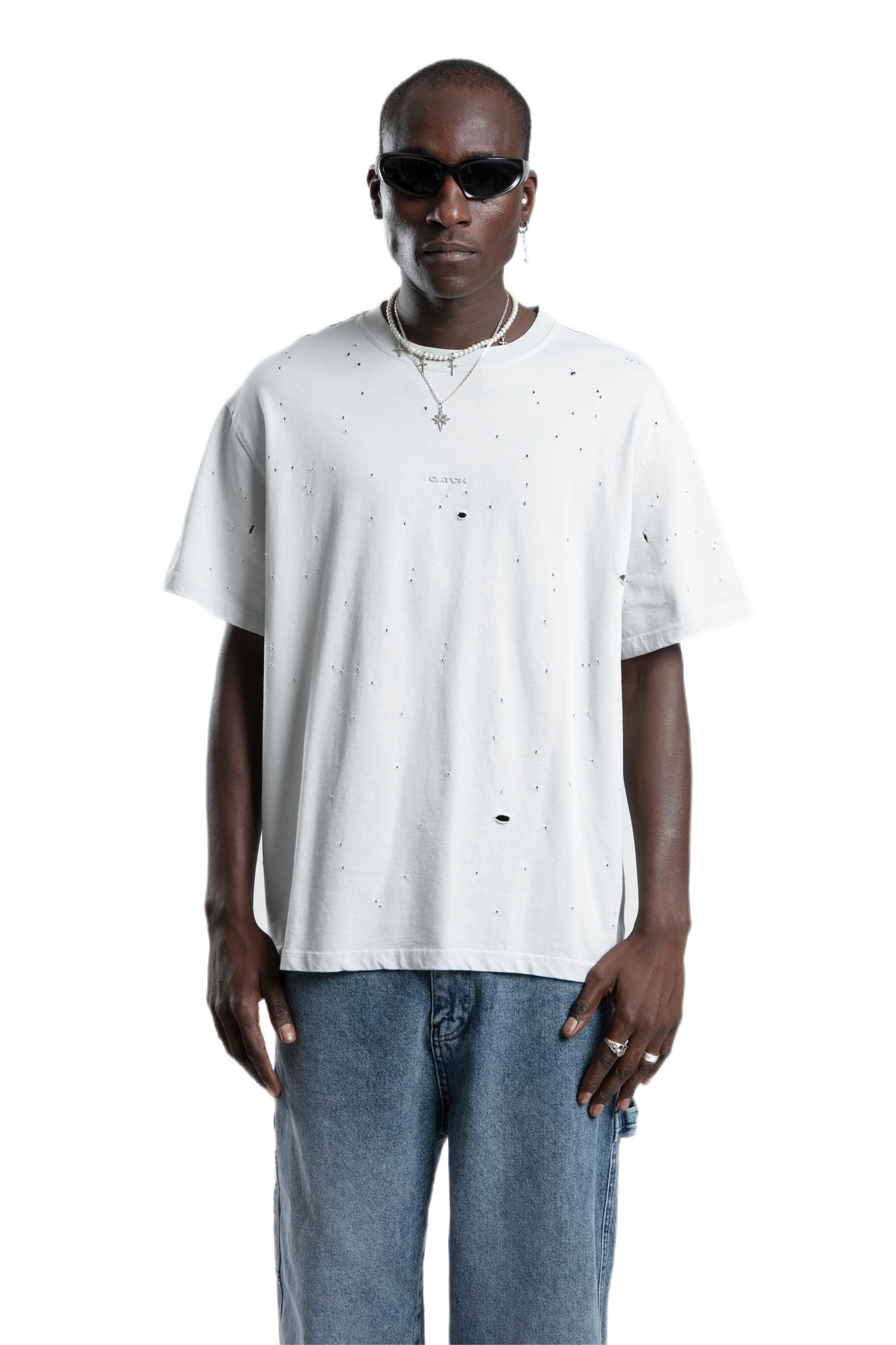 T-shirt - Holey Comfort - Grey