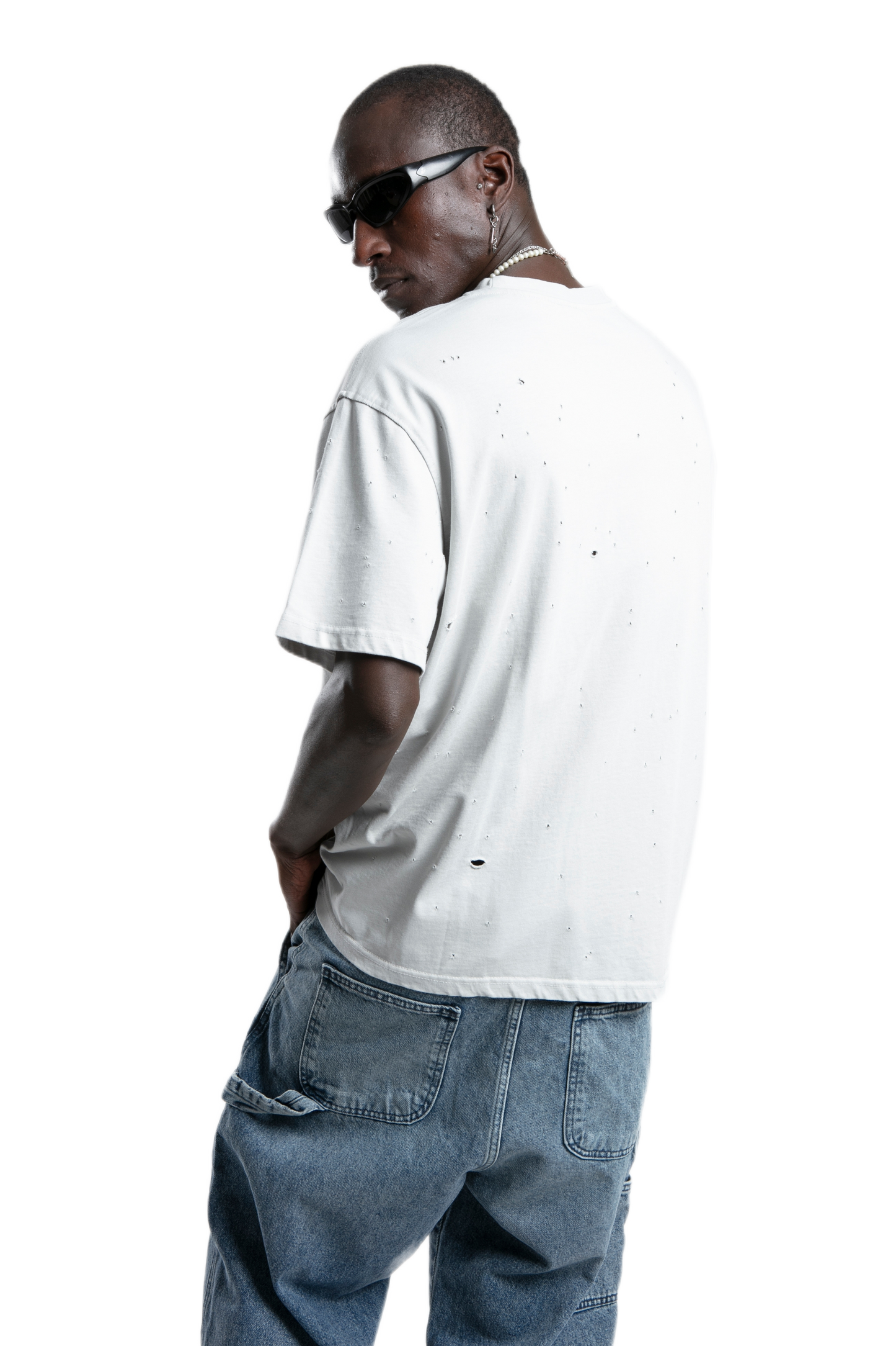 T-shirt - Holey Comfort - Grey