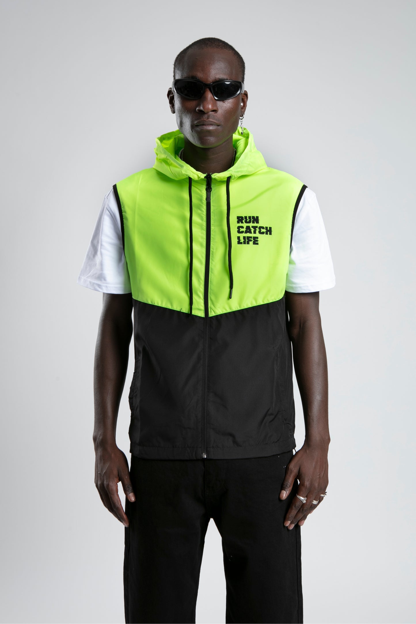 Track Vest - Runner - Neon Green