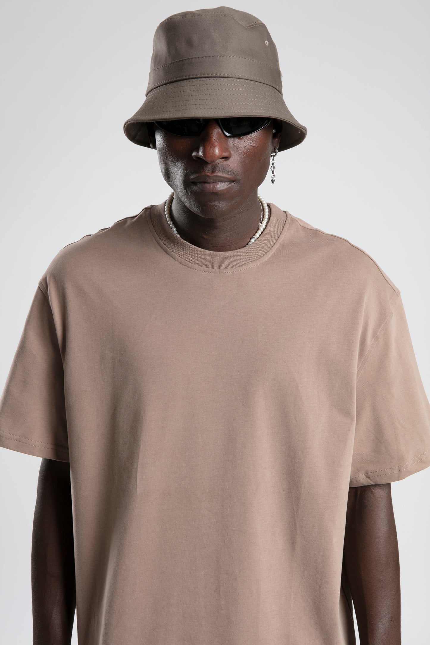 T-shirt - Plain - Beige