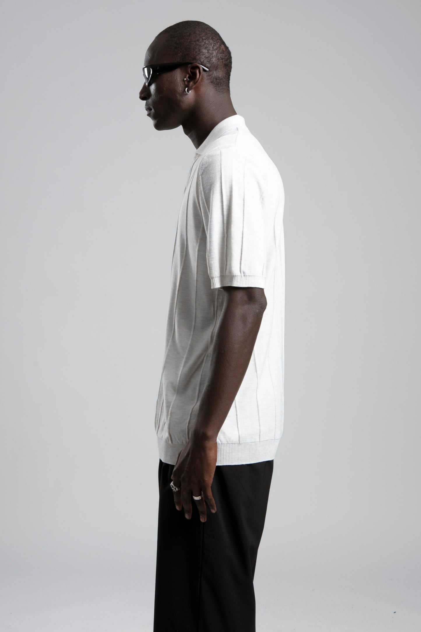 Polo - Vert - Light Grey