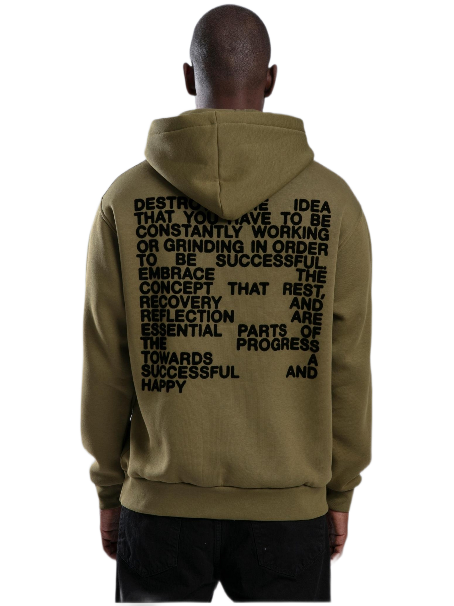 Hoodie - LIFE. - Khaki