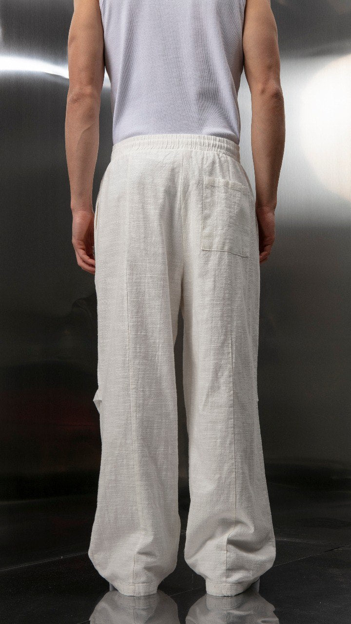 Pants - Linen - Ecru