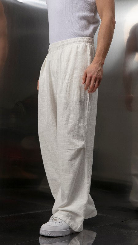 Pants - Linen - Ecru