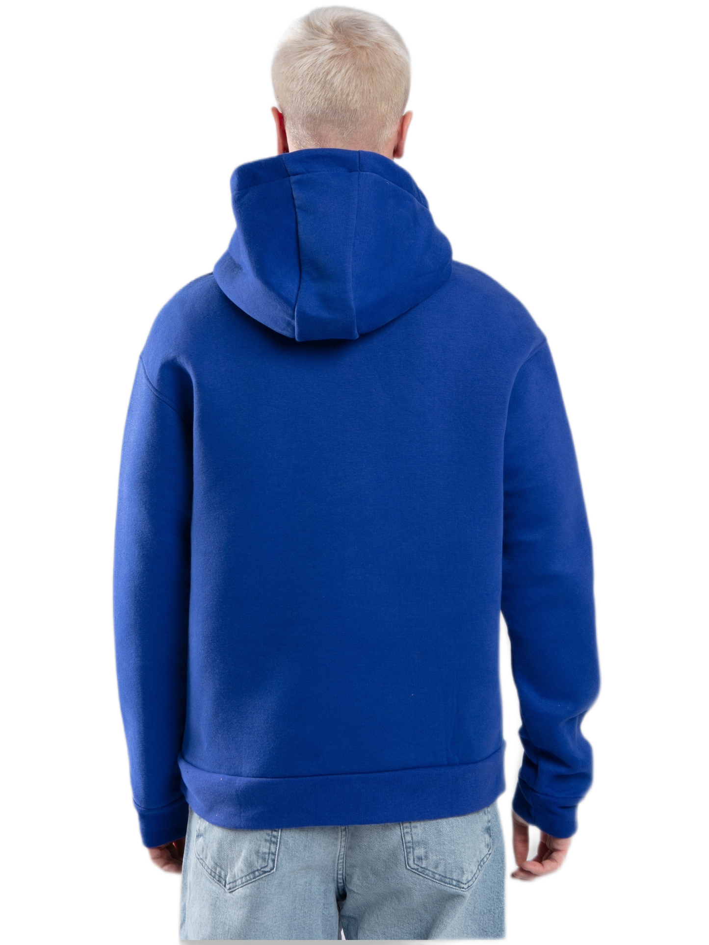 Turtleneck Hoodie - Basic - Blue