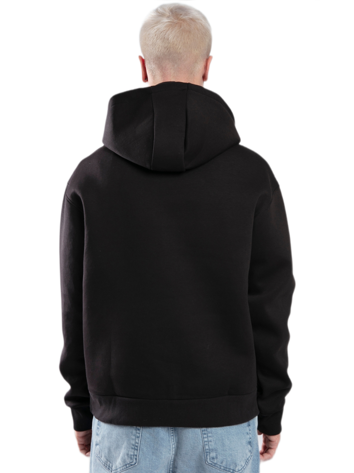 Turtleneck Hoodie - Basic - Black