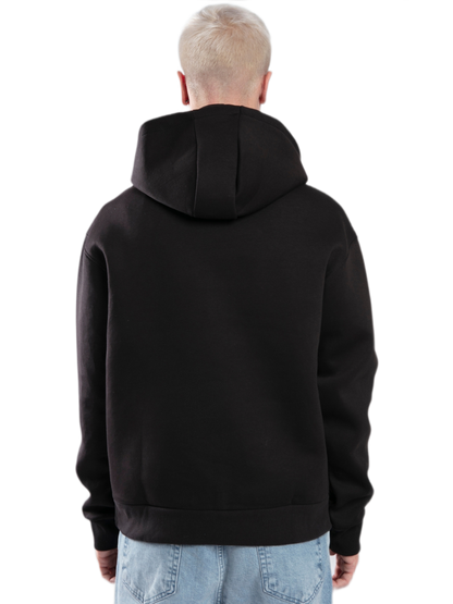 Turtleneck Hoodie - Basic - Black