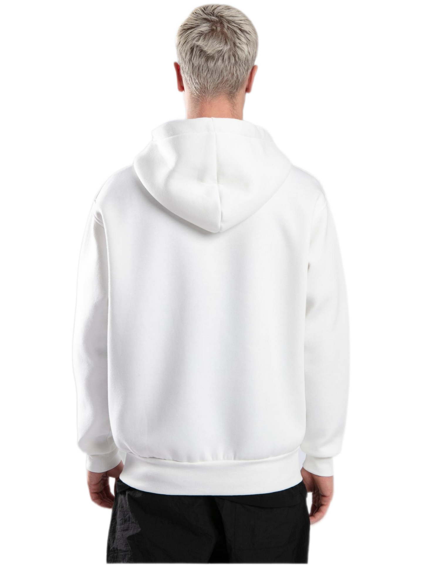 Zip-up Hoodie - Basic - White