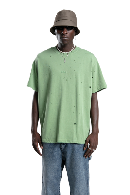 T-shirt - Holey Comfort - Green