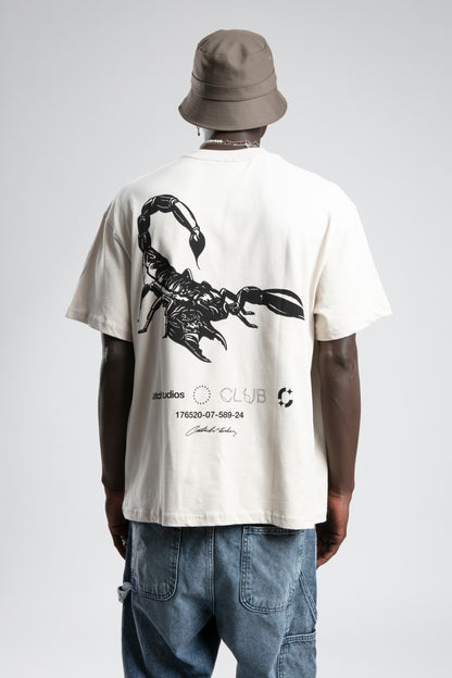 T-shirt - Scorpion - Ecru