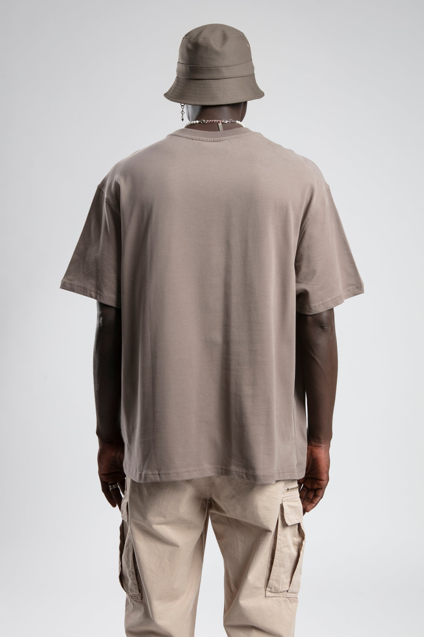 T-shirt - Plain - Brown