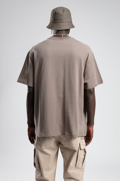 T-shirt - Plain - Brown