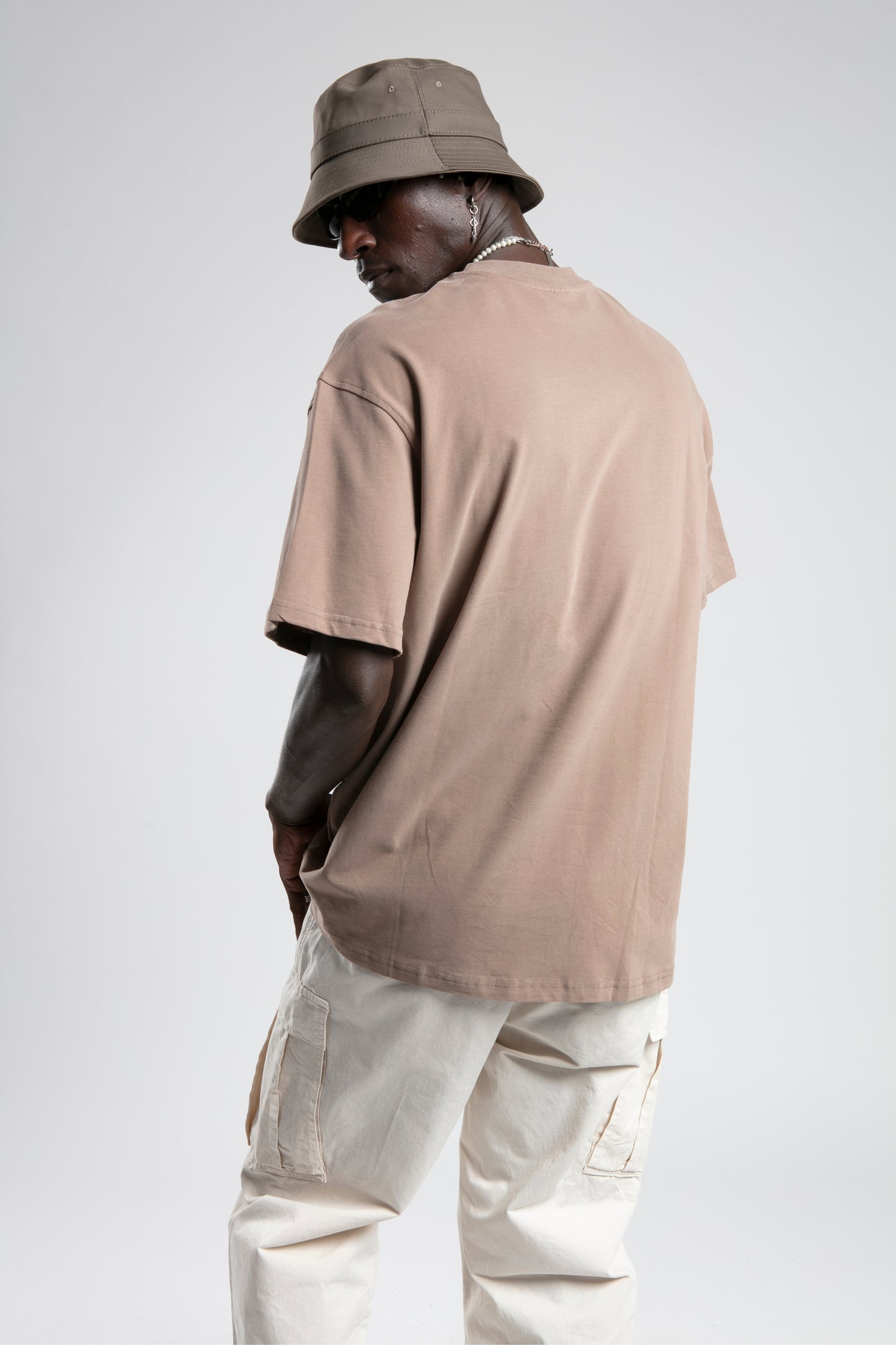 T-shirt - Plain - Beige