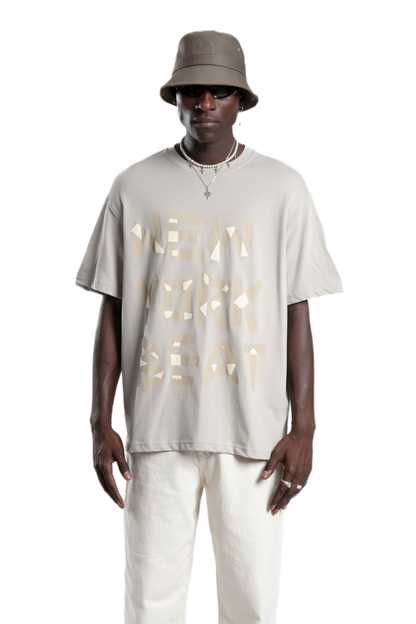 T-shirt - NY Beat - Beige