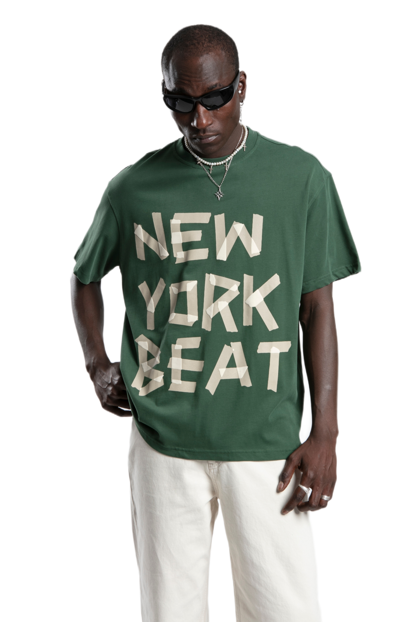 T-shirt - NY Beat - Green