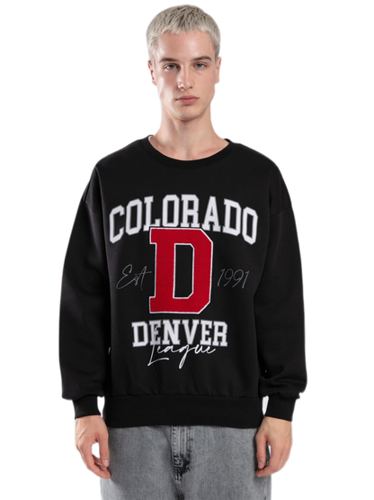 Crewneck Sweater - Colorado - Black