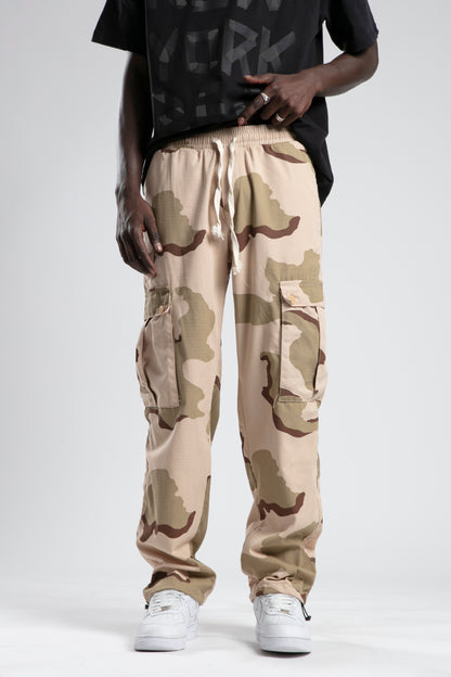 Cargo Pants - Camo - Sand