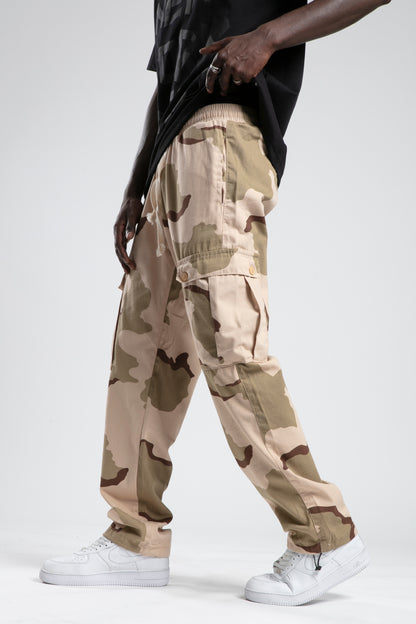 Cargo Pants - Camo - Sand