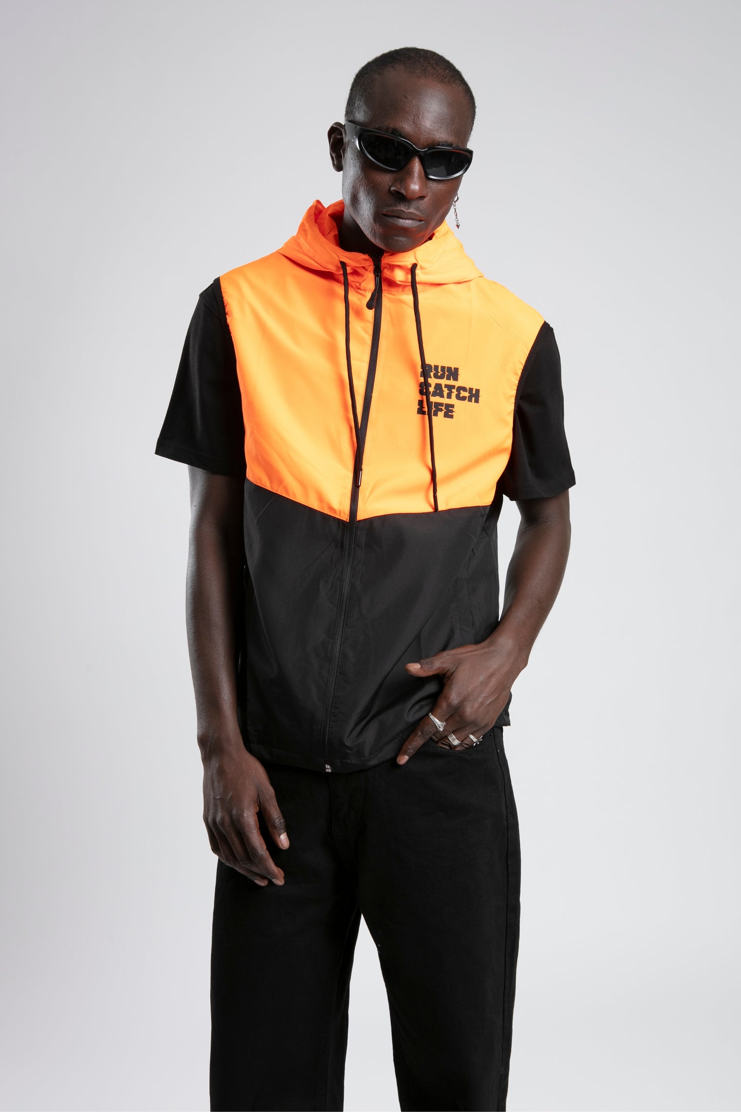 Track Vest - Runner - Orange