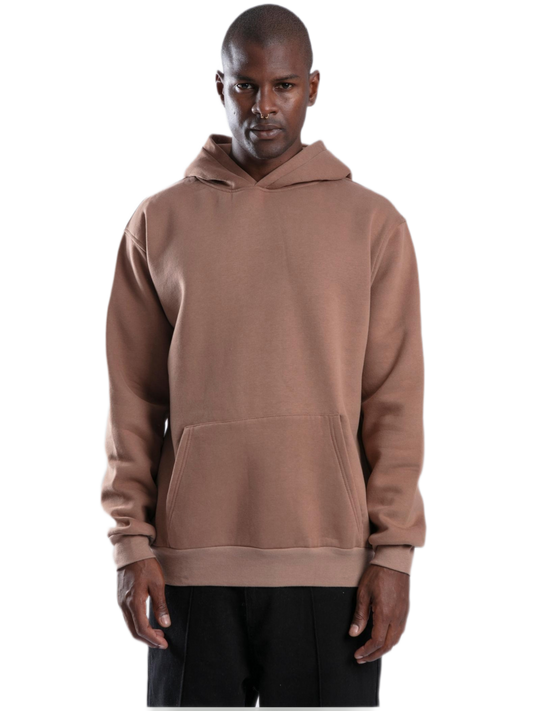 Hoodie - Basic - Brown