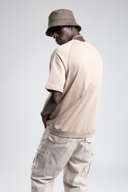 T-shirt - Pocket Essentials - Beige