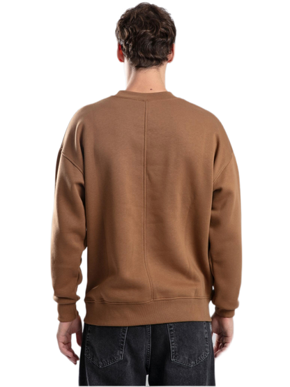 Crewneck Sweater - Basic - Camel