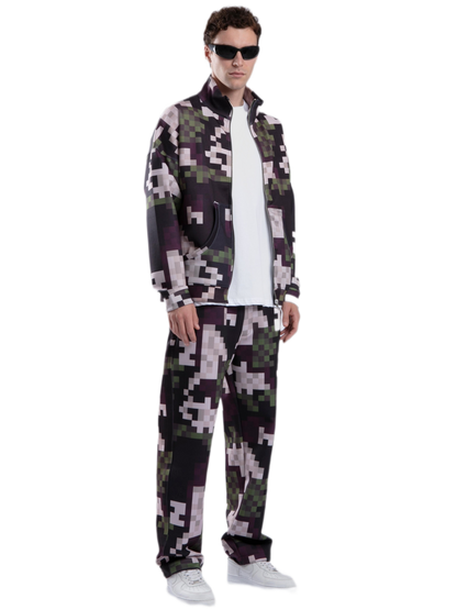 Track Pants - Pixelated - Grey