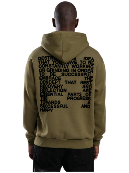 Hoodie - LIFE. - Khaki