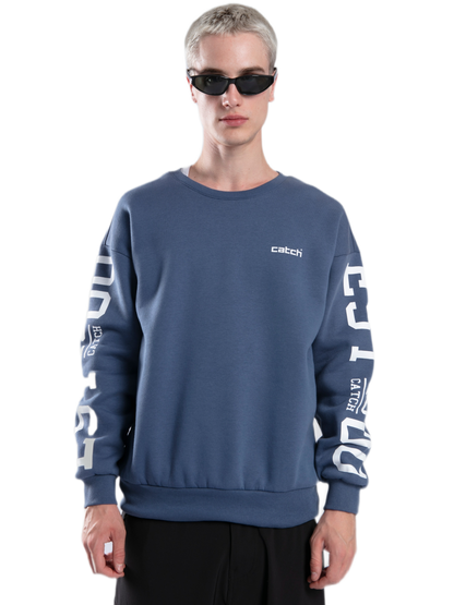 Crewneck Sweater - EST. - Blue