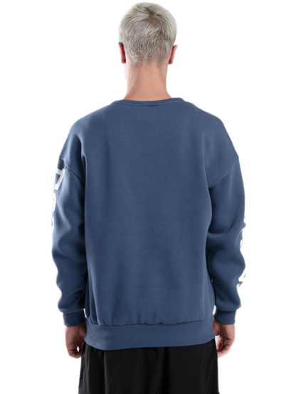 Crewneck Sweater - EST. - Blue