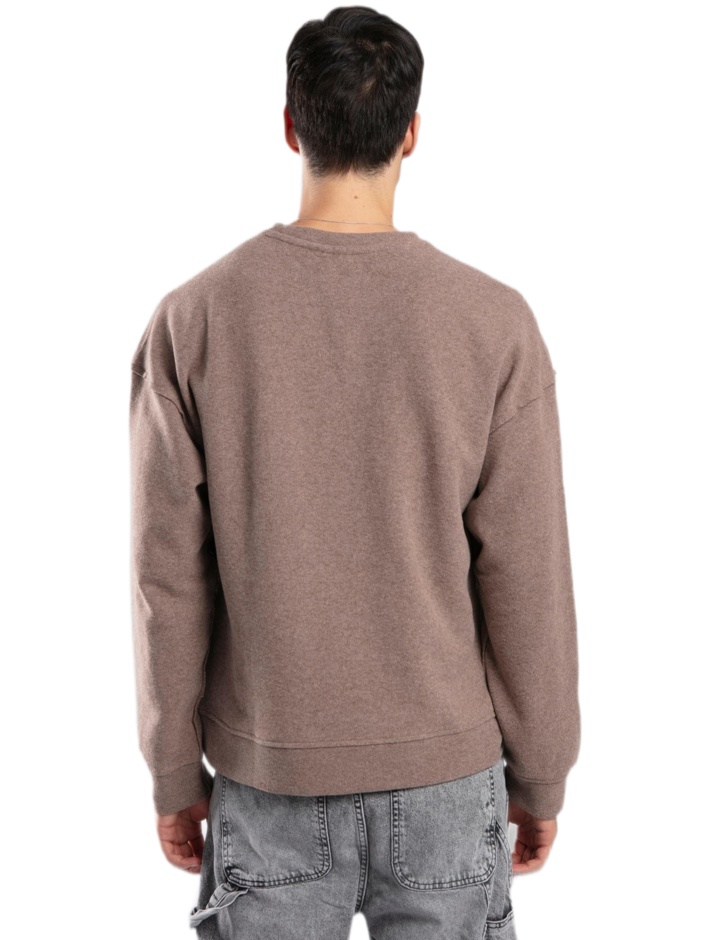 Crewneck Sweater - Basic - Brown