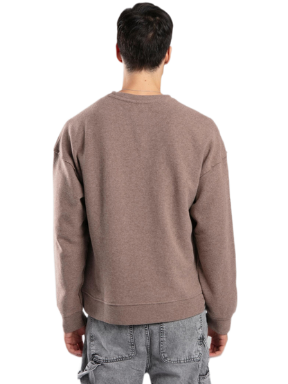 Crewneck Sweater - Basic - Brown